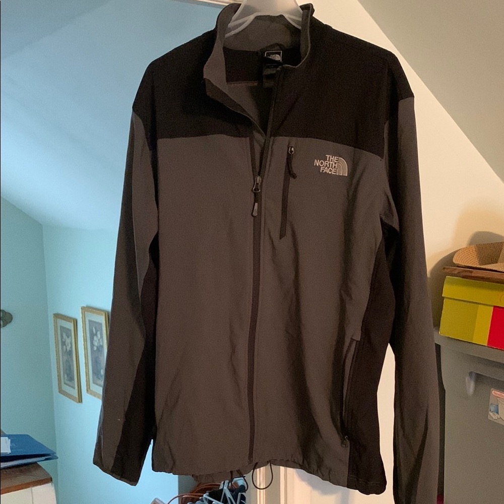 The North Face Men's Black and Gray Jacket